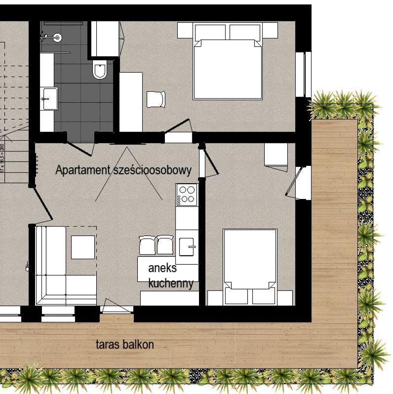 Apartamento Wysowa Dwór Habitación foto